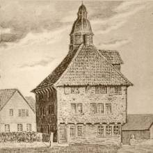 The old Church in Dssel was converted to a house.